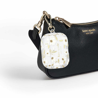 Kate Spade Protective Case with Gold Ring Clip Sunshine Floral for AirPods Pro 3