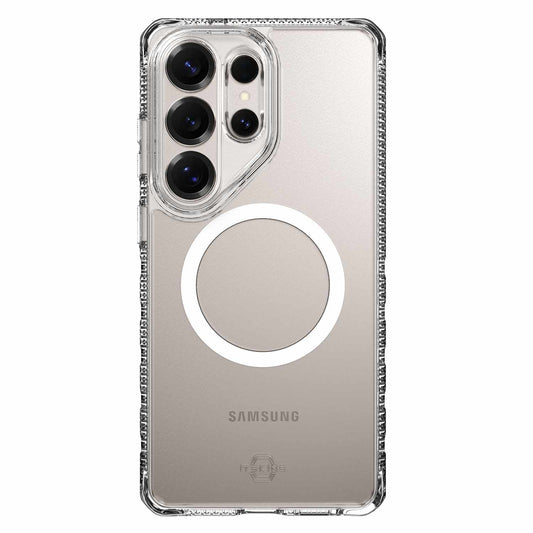 ITSKINS Hybrid_R — Étui avec aimants pour Samsung Galaxy S26 Ultra — transparent