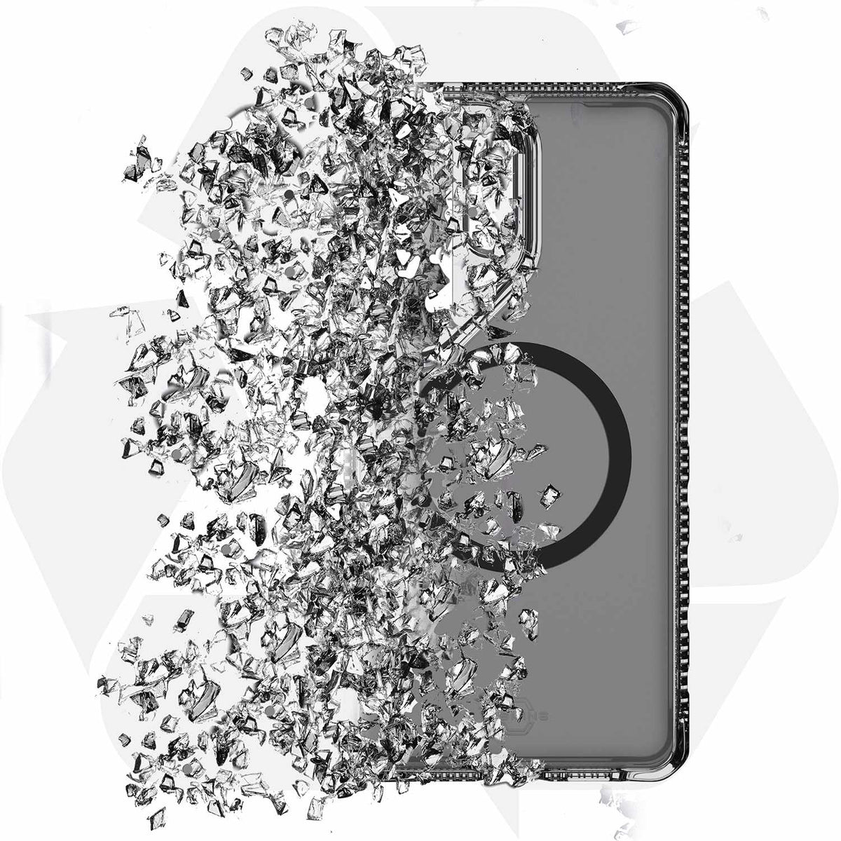 ITSKINS Hybrid_R Vapor Case w/Magnets Smoke for Samsung Galaxy S26 Ultra