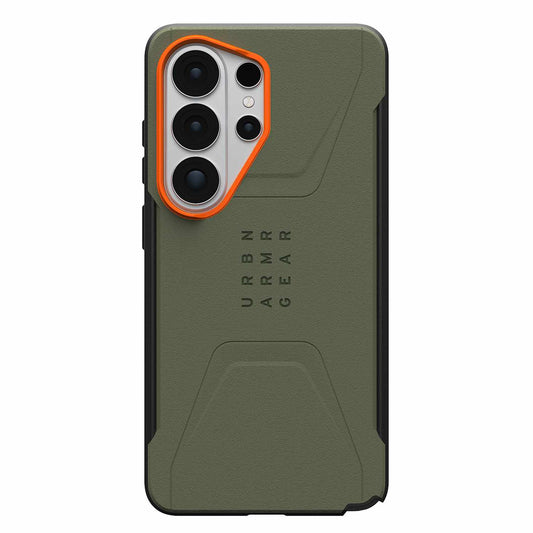 UAG Civilian Rugged Case w/Magnets Olive Drab/Orange for Samsung Galaxy S26 Ultra