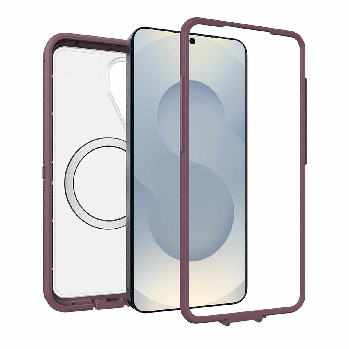 OtterBox Defender Pro XT Clear Case w/Magnets Purple Mystery for Samsung Galaxy S26