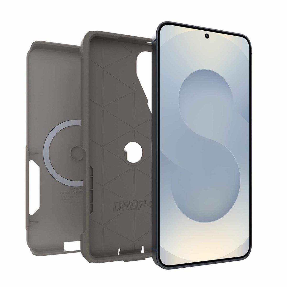 OtterBox Commuter — Étui avec aimants pour Samsung Galaxy S26+ — gris Comfor Samsungt