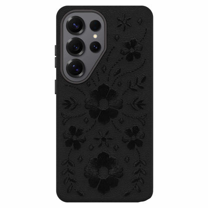 OtterBox Symmetry Cactus Leather Embroidery — Étui pour Samsung Galaxy S26 Ultra