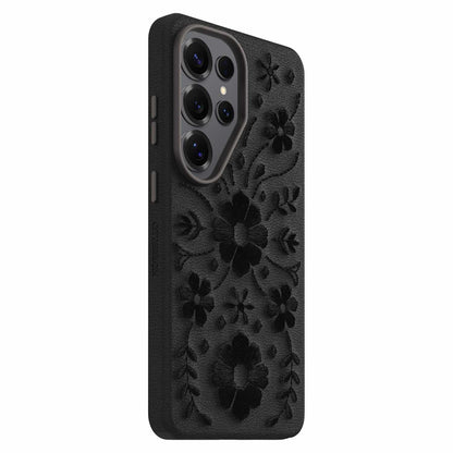 OtterBox Symmetry Cactus Leather Embroidery — Étui pour Samsung Galaxy S26 Ultra