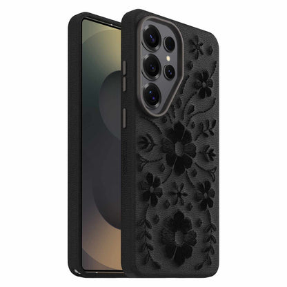 OtterBox Symmetry Cactus Leather Embroidery — Étui pour Samsung Galaxy S26 Ultra