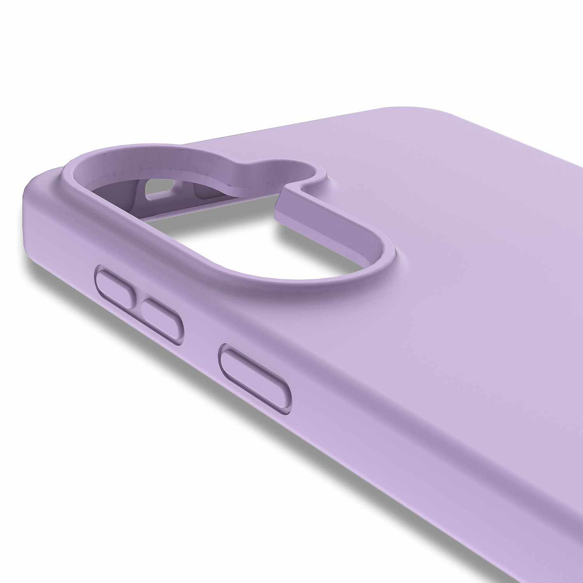 Blu Element — Étui en silicone MagSafe pour Samsung Galaxy S26 — lavande