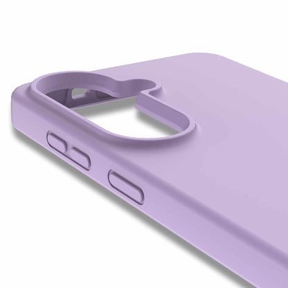 Blu Element — Étui en silicone MagSafe pour Samsung Galaxy S26 — lavande