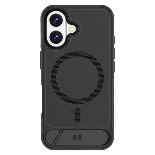 Blu Element Armour Ultra — Étui MagSafe avec support pour iPhone 16 — noir