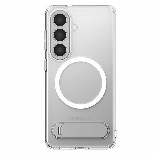 Spigen Slim Armor Essential S — Étui avec aimants pour Samsung Galaxy S26+ — transparent blanc
