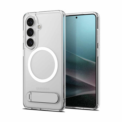 Spigen Slim Armor Essential S Case w/Magnets Clear White for Samsung Galaxy S26