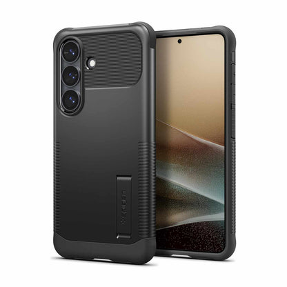 Spigen Slim Armor — Étui avec aimants pour Samsung Galaxy S26 — noir