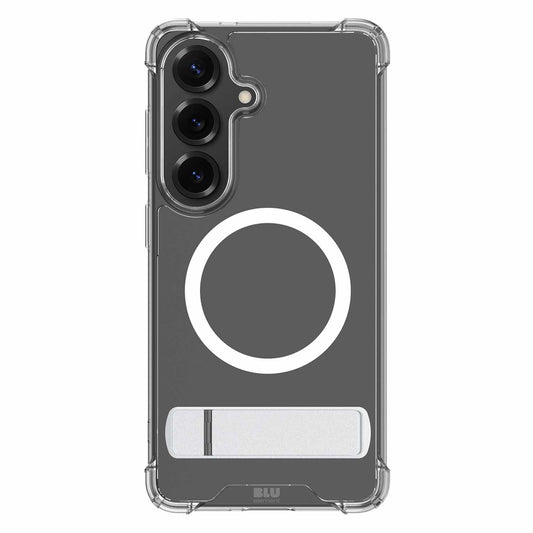Blu Element Dropzone — Étui robuste avec support avec aimants pour Samsung Galaxy S26 — transparent