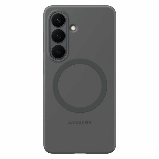 Samsung — Étui en silicone avec aimants pour Samsung Galaxy S26 — noir