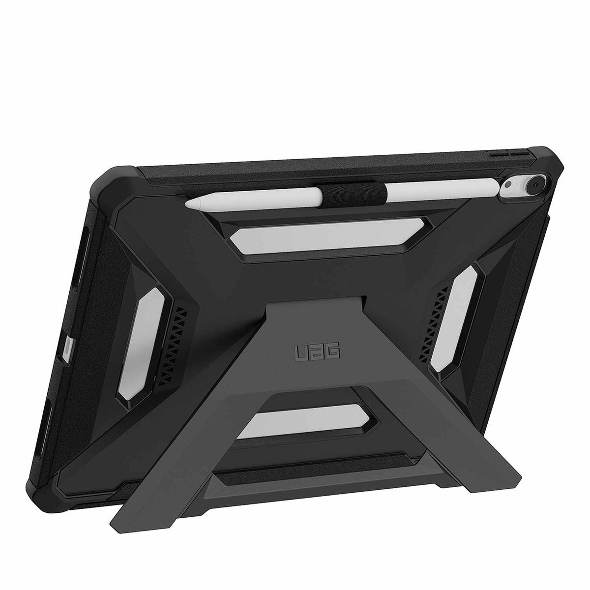 UAG Scout+ Case with Kickstand Black for iPad Air 11 (M4) 2026 (8th Gen)/Air 11 (M3) 2025 (7th Gen)/Air 11 (M2) 2024 (6th Gen)