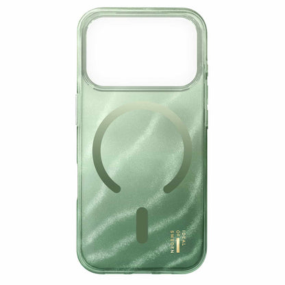 Ideal of Sweden Glitter Glow MagSafe Case Sage Green for iPhone 17 Pro Max