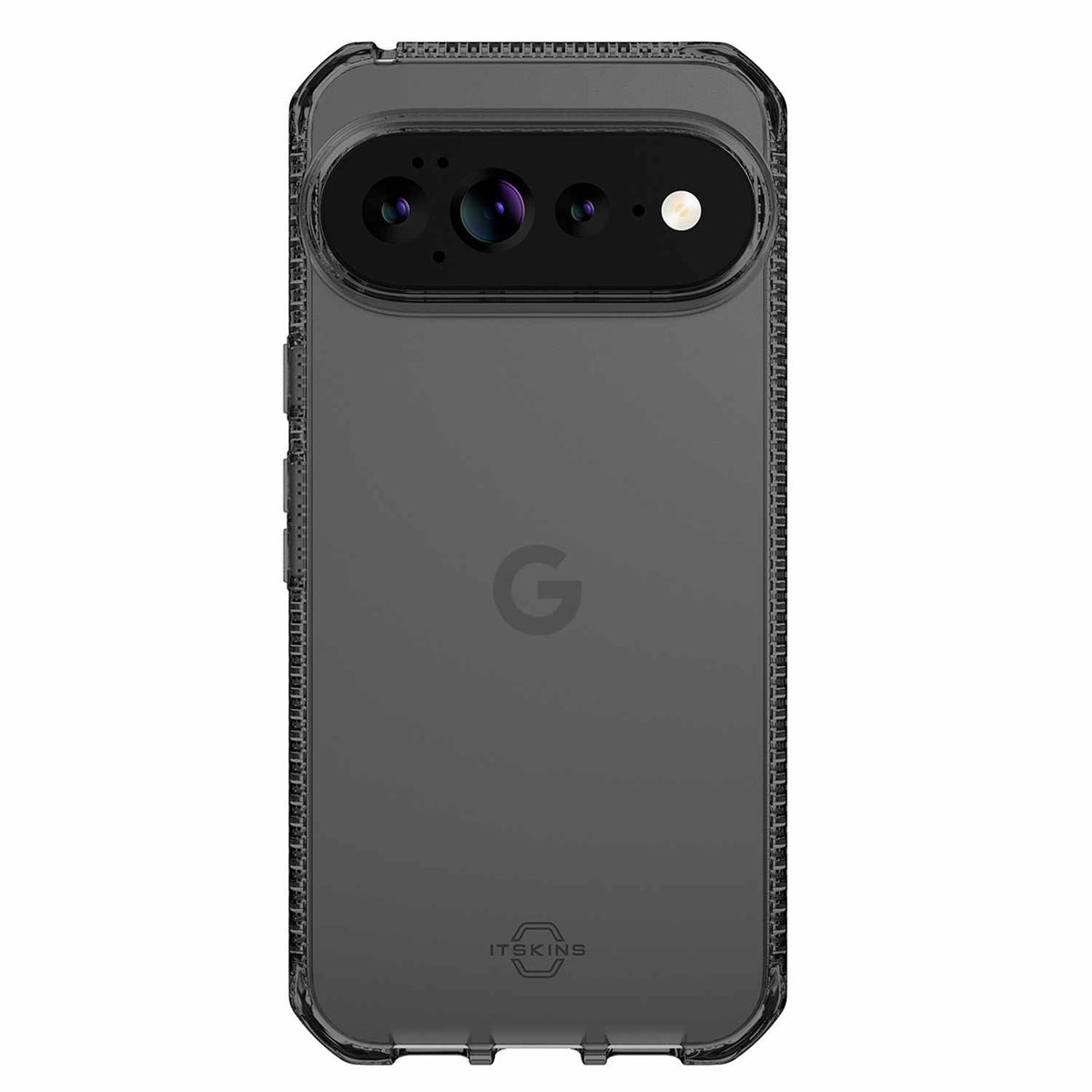 ITSKINS Spectrum_R — Étui transparent pour Google Pixel 11/11 Pro/10/10 Pro — Smoke