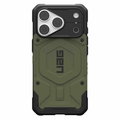 UAG Pathfinder MagSafe Rugged Case Olive Drab for iPhone 18 Pro/17 Pro