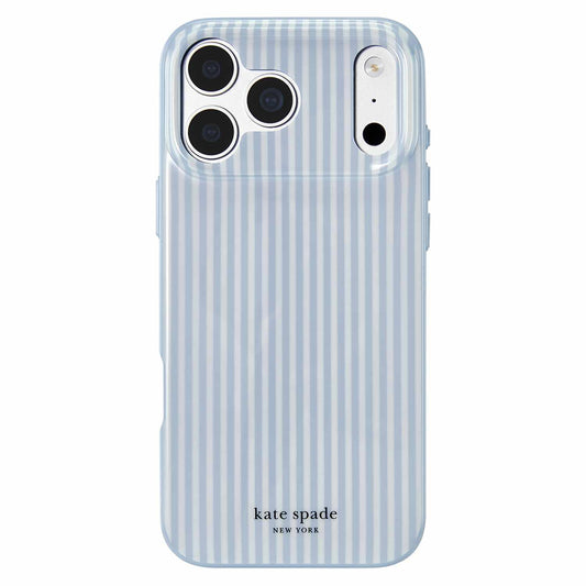 Kate Spade Protective MagSafe Case Stripe Diamond Blue for iPhone 18 Pro/17 Pro