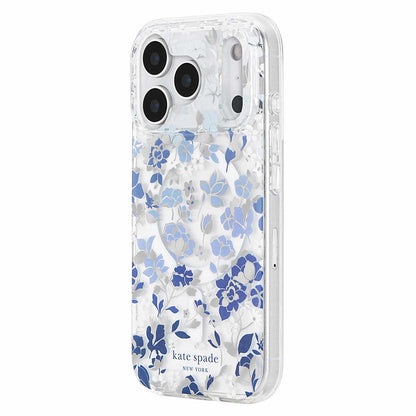 Kate Spade Protective MagSafe Case Flowerbed Blue for iPhone 18 Pro/17 Pro