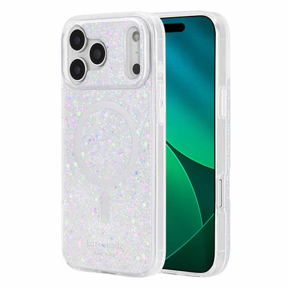 Kate Spade Protective MagSafe Case Chunky Glitter Iridescent for iPhone 18 Pro Max/17 Pro Max