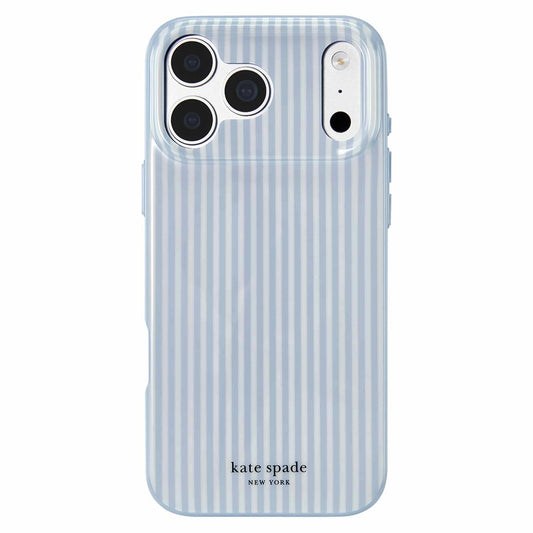 Kate Spade Protective MagSafe Case Stripe Diamond Blue for iPhone 18 Pro Max/17 Pro Max