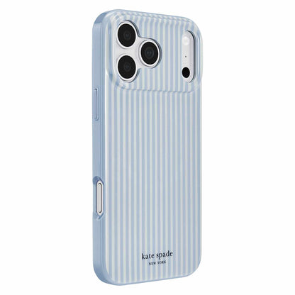Kate Spade Protective MagSafe Case Stripe Diamond Blue for iPhone 18 Pro Max/17 Pro Max