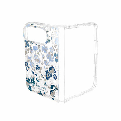 Kate Spade — Étui protecteur MagSafe pour iPhone Duo — Flowerbed bleu