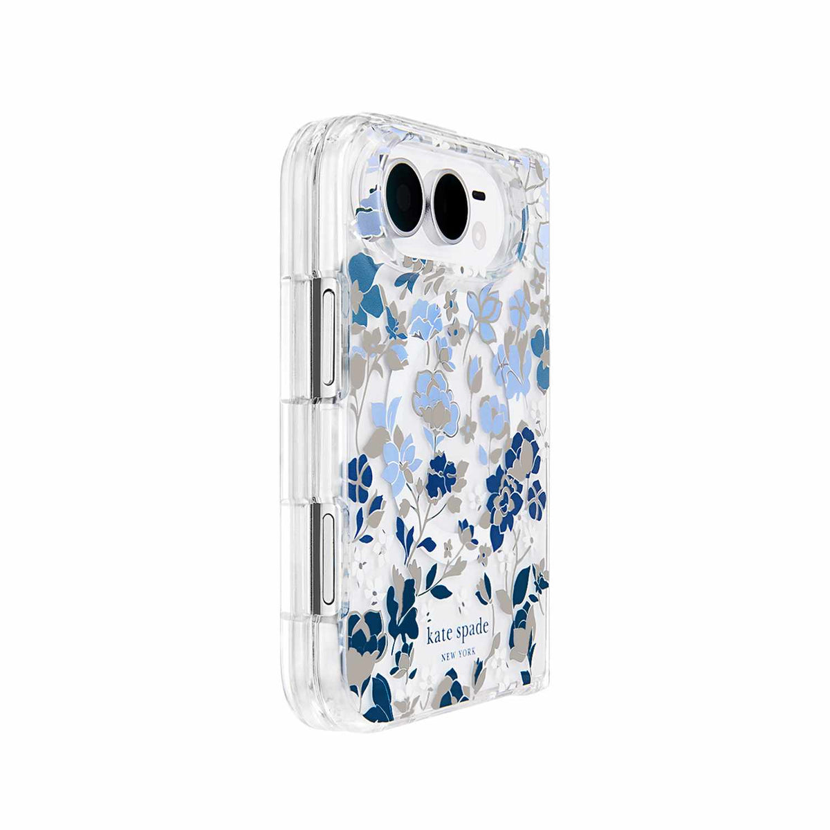 Kate Spade — Étui protecteur MagSafe pour iPhone Duo — Flowerbed bleu