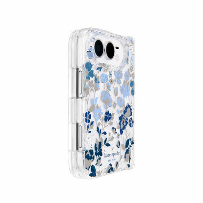Kate Spade — Étui protecteur MagSafe pour iPhone Duo — Flowerbed bleu