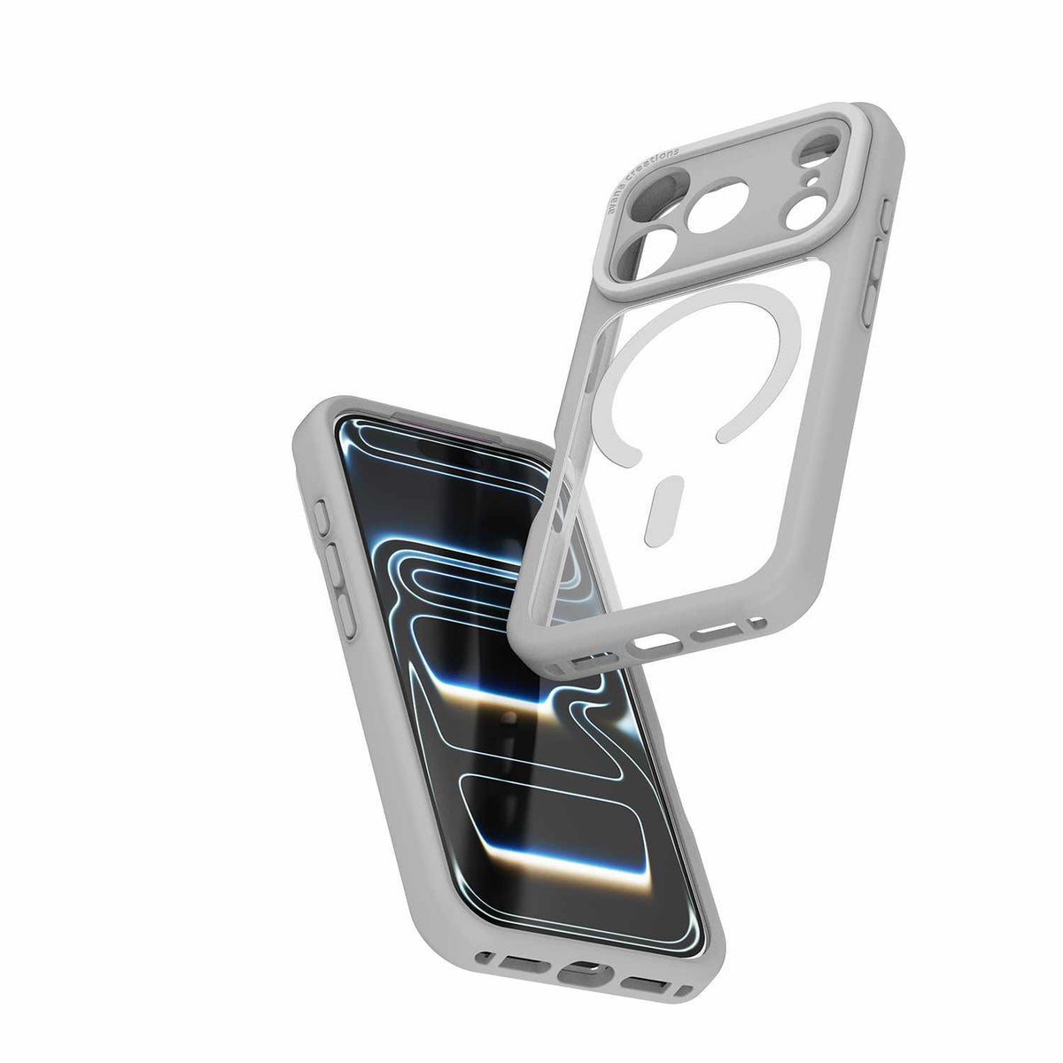 Avana Macaron MagSafe Case Grey for iPhone 18 Pro/17 Pro
