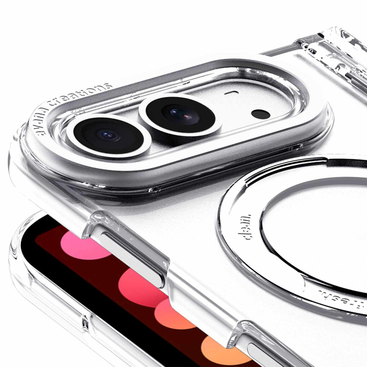 Avana Tootsie Support — Étui avec charnière MagSafe pour iPhone Duo — Ice