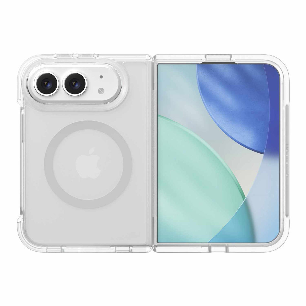OtterBox Lumen — Étui transparent MagSafe pour iPhone Duo — transparent