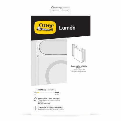 OtterBox Lumen — Étui transparent MagSafe pour iPhone Duo — transparent