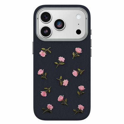 OtterBox Symmetry Cactus Leather Embroidery MagSafe Case Manor Bloom for iPhone 18 Pro/17 Pro