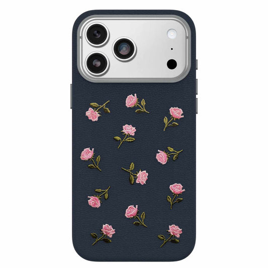 OtterBox Symmetry Cactus Leather Embroidery MagSafe Case Manor Bloom for iPhone 18 Pro Max/17 Pro Max