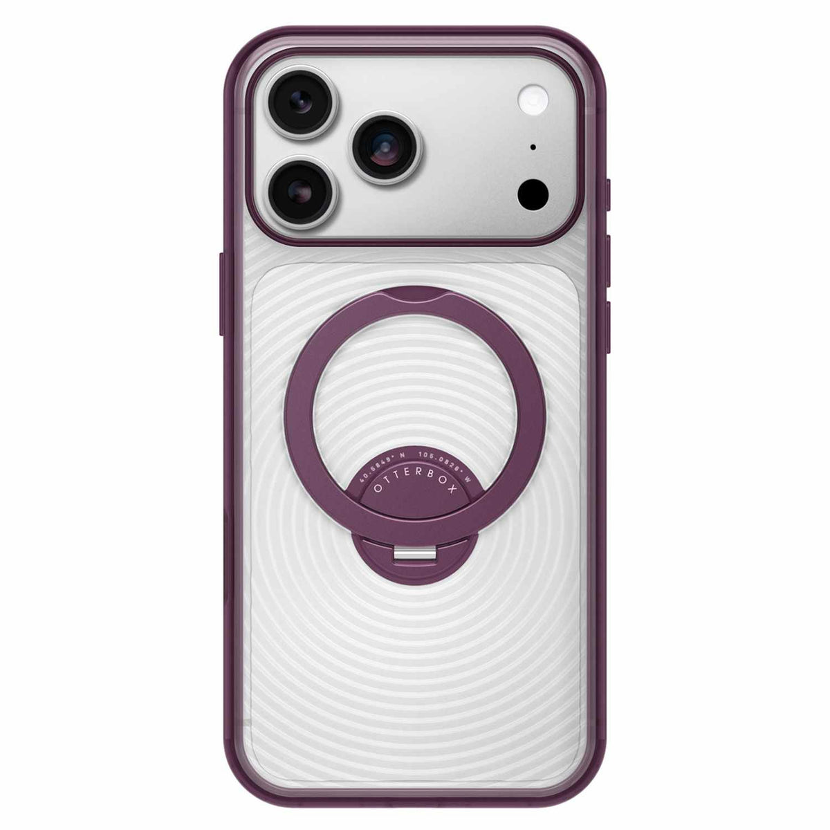 OtterBox Symmetry Stand — Étui MagSafe pour iPhone 18 Pro Max/17 Pro Max — Vinum violet