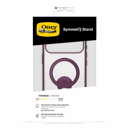 OtterBox Symmetry Stand — Étui MagSafe pour iPhone 18 Pro Max/17 Pro Max — Vinum violet