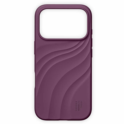 Ideal of Sweden souple Swirl — Étui MagSafe pour iPhone 18 Pro/17 Pro — Velvet prune