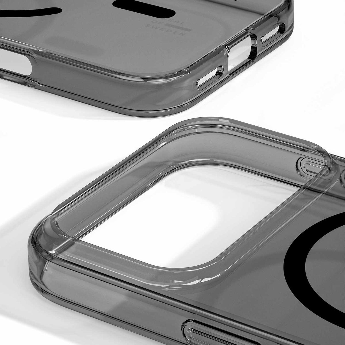 Ideal of Sweden — Étui transparent MagSafe pour iPhone 18 Pro Max/17 Pro Max — Tinted noir