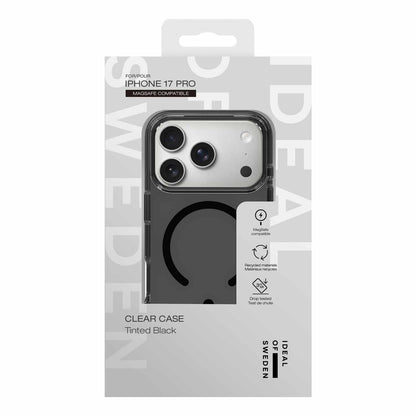 Ideal of Sweden — Étui transparent MagSafe pour iPhone 18 Pro Max/17 Pro Max — Tinted noir