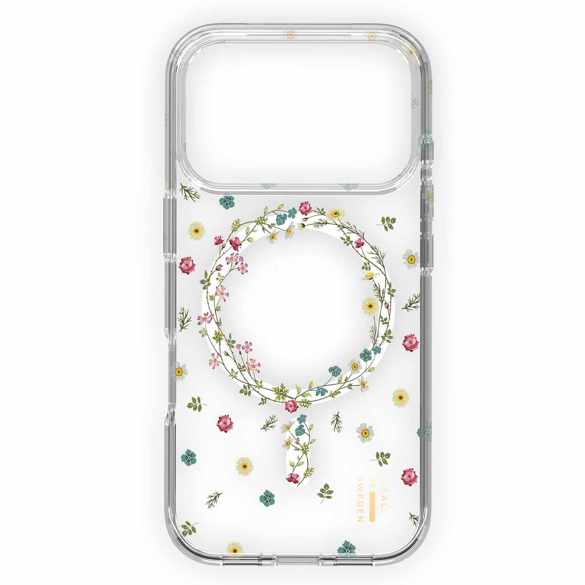 Ideal of Sweden — Étui transparent MagSafe pour iPhone 18 Pro/17 Pro — Petite Floral