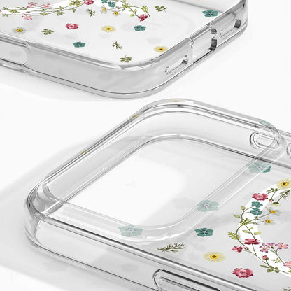 Ideal of Sweden — Étui transparent MagSafe pour iPhone 18 Pro/17 Pro — Petite Floral