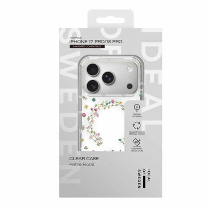 Ideal of Sweden — Étui transparent MagSafe pour iPhone 18 Pro/17 Pro — Petite Floral