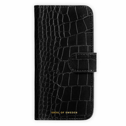 Ideal of Sweden Magnet Wallet MagSafe Case Black Croco for iPhone 18 Pro Max/17 Pro Max