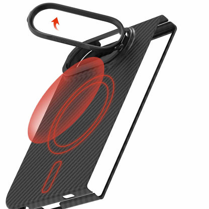 ITSKINS Supreme_R Eclipse Support — Étui MagSafe pour iPhone Duo — noir