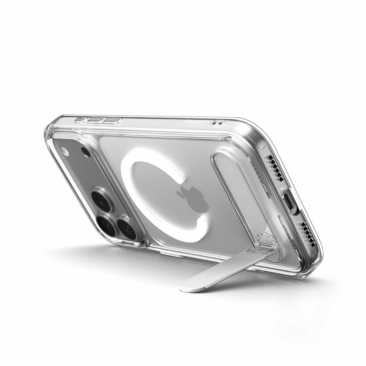 Spigen Slim Armor Essential S — Étui MagFit pour iPhone 18 Pro/17 Pro — Crystal transparent