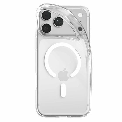 Spigen Crystal Flex MagFit Case Clear White for iPhone 18 Pro/17 Pro