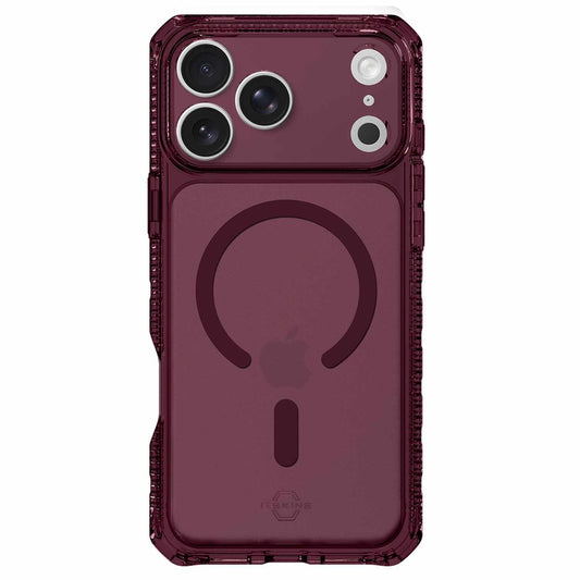 ITSKINS Hybrid_R Vapor MagSafe Case Plum for iPhone 18 Pro Max/17 Pro Max