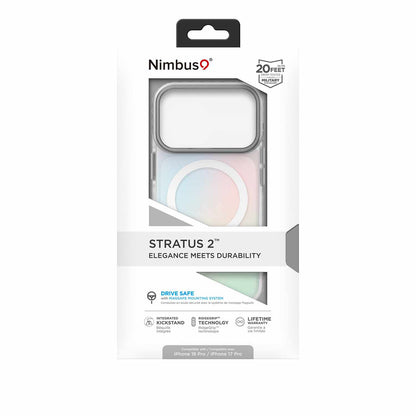 Nimbus9 Stratus 2 MagSafe Case with Kickstand Frost for iPhone 18 Pro/17 Pro
