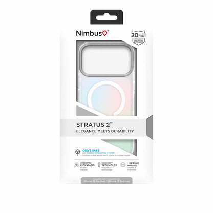 Nimbus9 Stratus 2 MagSafe Case with Kickstand Frost for iPhone 18 Pro Max/17 Pro Max